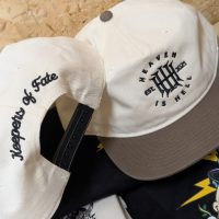 Two Tone Embroidered 5 Panel Caps - Premium Headwear